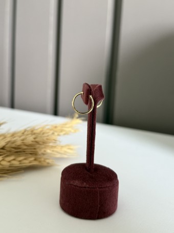 Argola clássica lisa