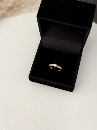 Anel solitário Miami