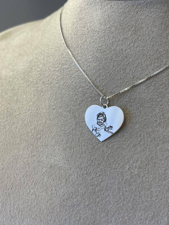 Pingente Fotogravação