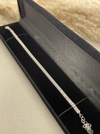 Pulseira riviera baguete
