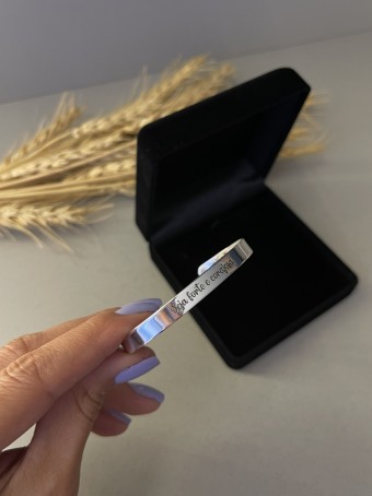 Bracelete Seja Forte e Corajosa
