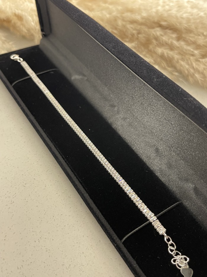 Pulseira riviera baguete