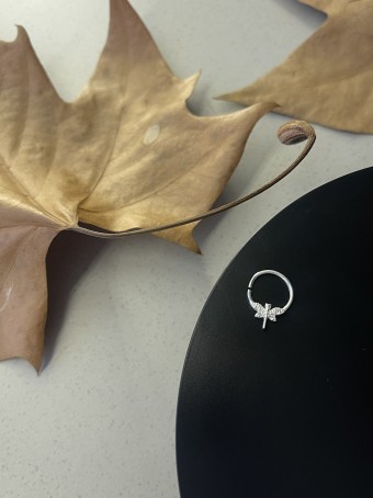 Piercing argola libélula