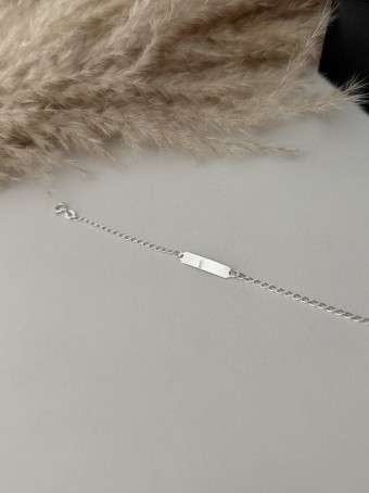 Pulseira plaquinha infantil